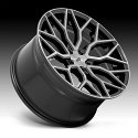 Niche Mazzanti M262 Brushed Gloss Black Custom Wheels 2